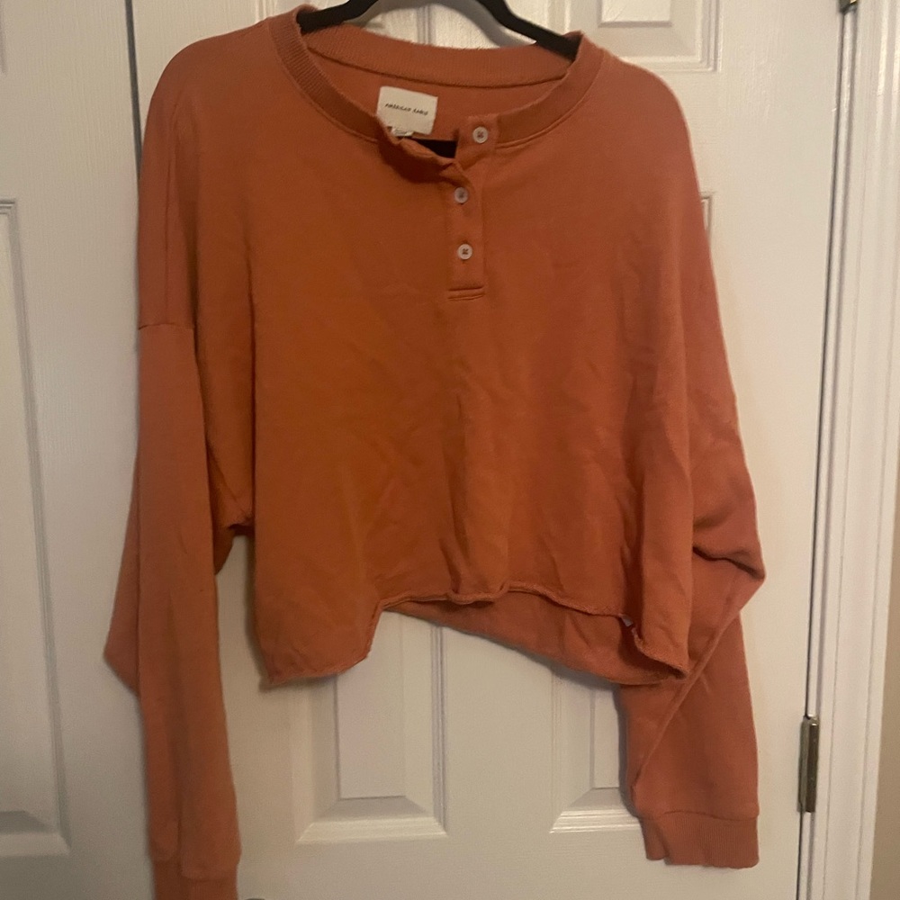 American Eagle Crop Sweater